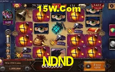 Tela de boas-vindas e lobby de jogos do aplicativo NDND